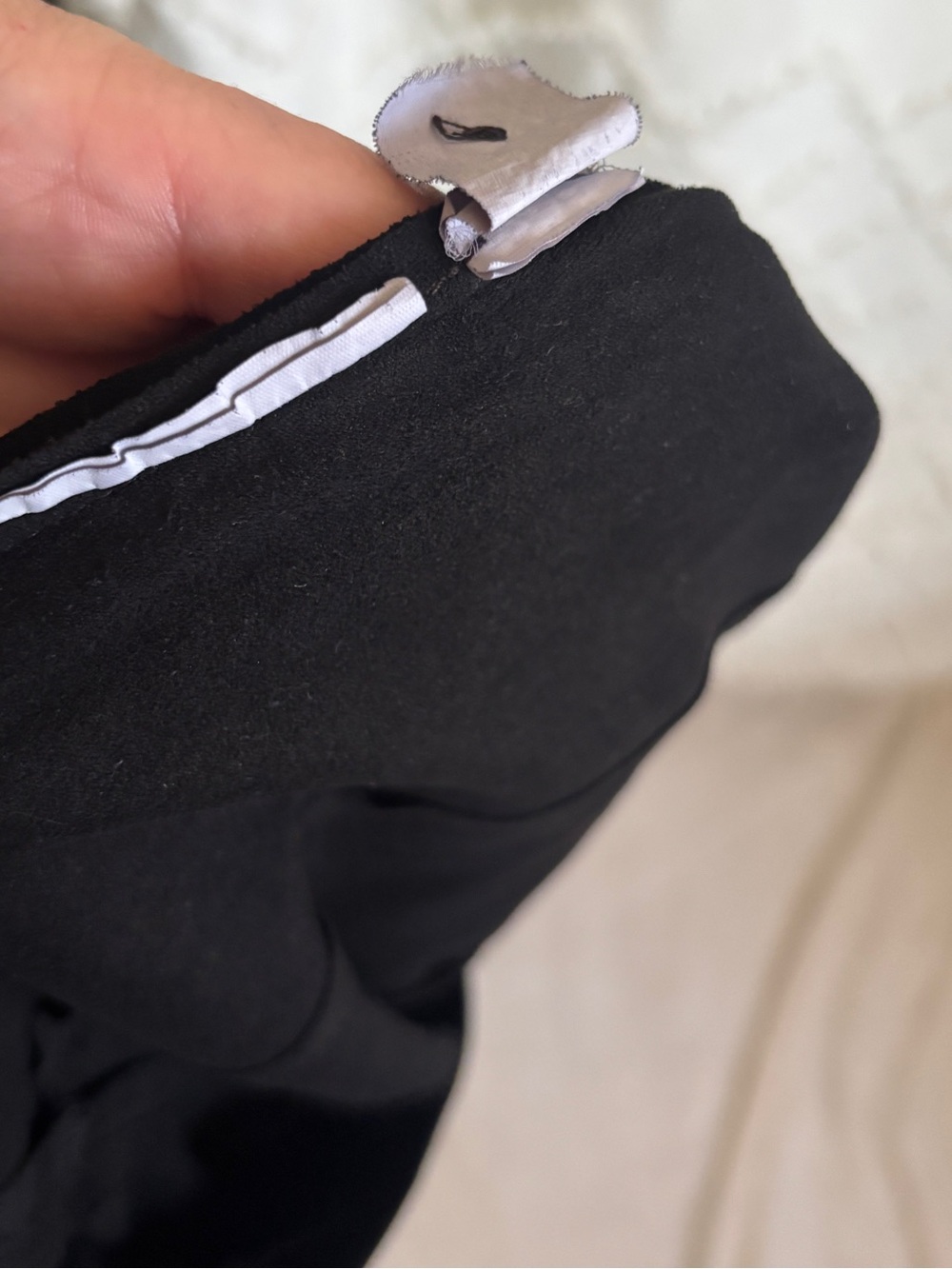 Zara Trafaluc Black High Waist Skinny Pants Side Zip Stretch Leggings Medium - Picture 8 of 8